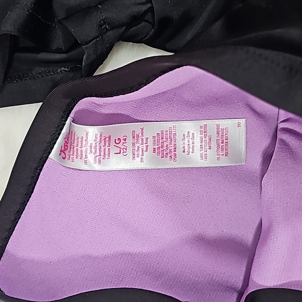 Justice Girls 2 Piece Bathing Suit Size 12/14 - Picture 3 of 7